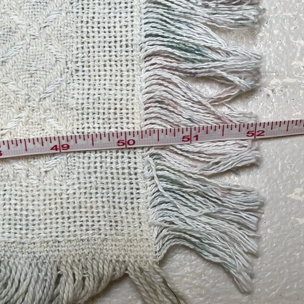 European Classics Simply Country Rose Throw Blanket Fringe Pink Flower Power Vtg
